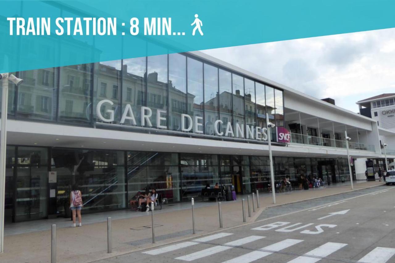 Le Forville : 400M Palais, Calme, Clim Cannes Exteriör bild